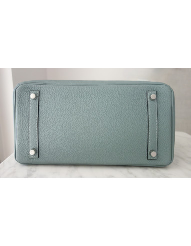 Sac Hermes Birkin 30 bleu ciel
