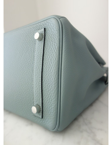 Sac Hermes Birkin 30 bleu ciel
