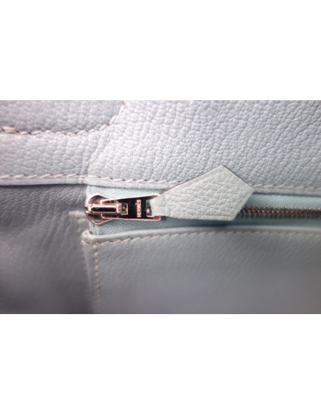 Sac Hermes Birkin 30 bleu ciel