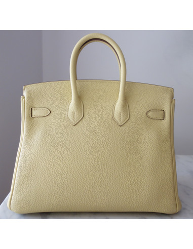 Sac Hermes Birkin 25 jaune poussin