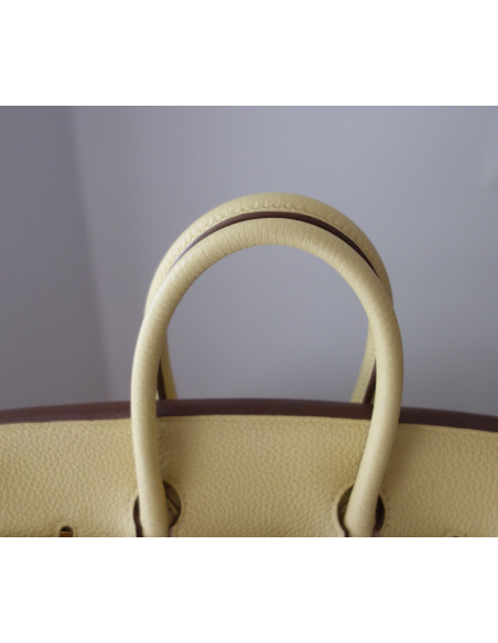 Sac Hermes Birkin 25 jaune poussin