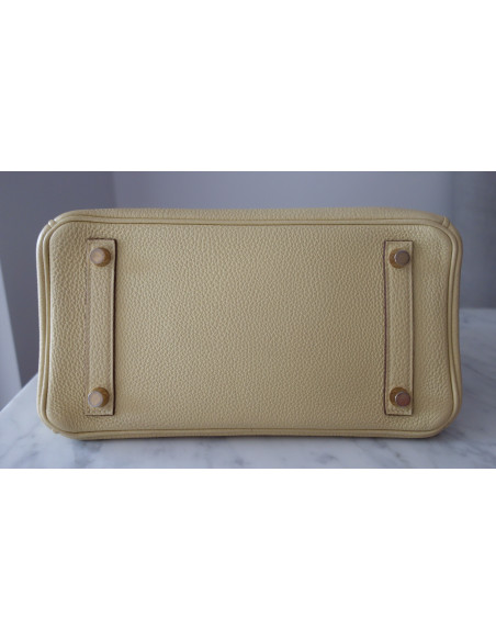 Sac Hermes Birkin 25 jaune poussin