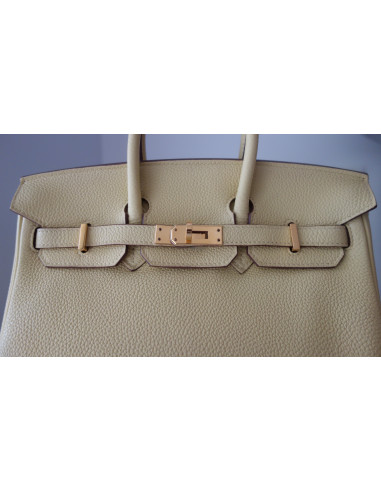 Sac Hermes Birkin 25 jaune poussin