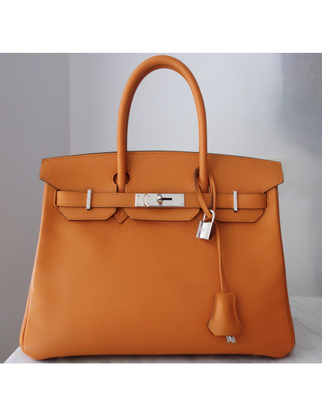 Sac Hermes Birkin 30 Epsom orange