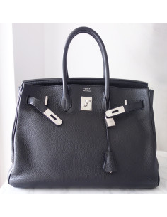 Sac Hermes Birkin 35 Togo noir 2