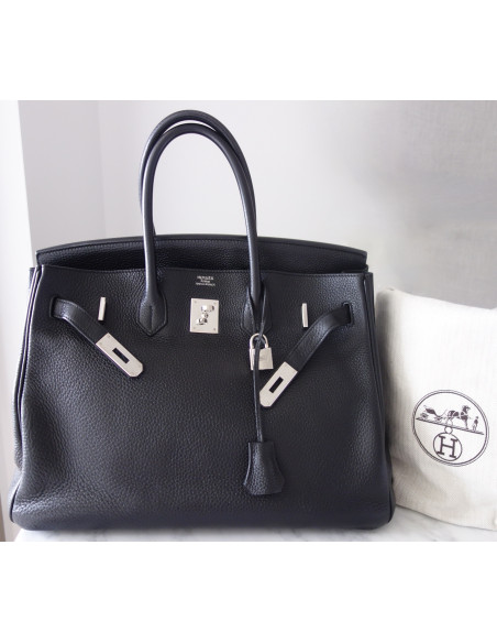 Sac Hermes Birkin 35 Togo noir