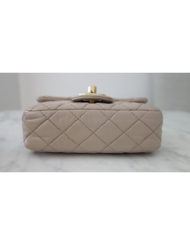 Micro sac Chanel Classique beige