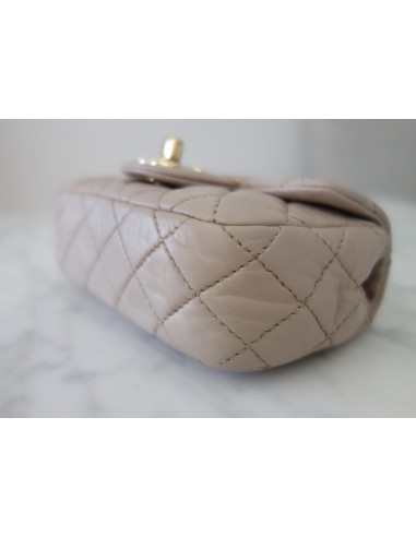 Micro sac Chanel Classique beige