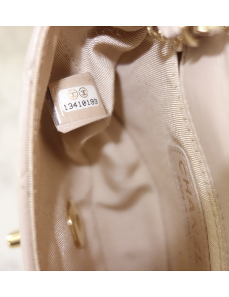 Micro sac Chanel Classique beige