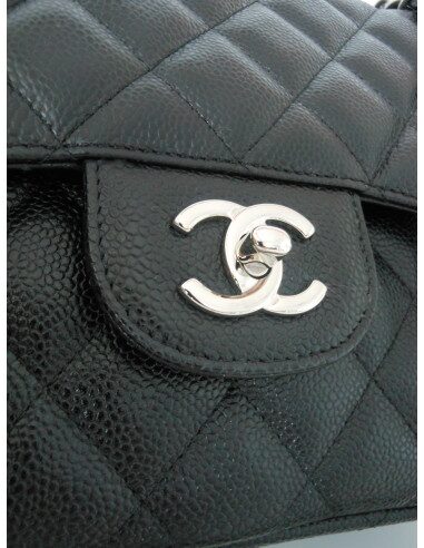 SAC CHANEL TIMELESS GRAND MODELE NOIR CAVIAR