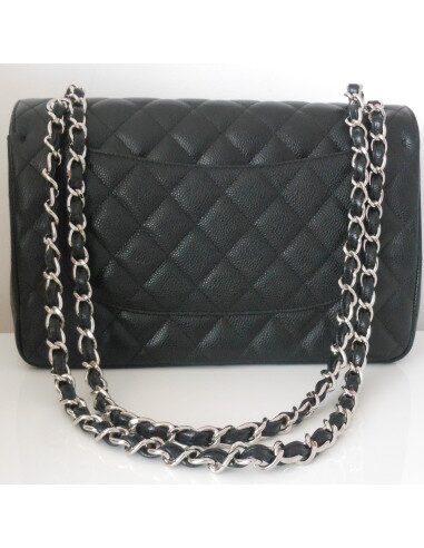 SAC CHANEL TIMELESS GRAND MODELE NOIR CAVIAR