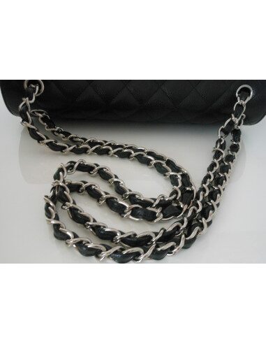 SAC CHANEL TIMELESS GRAND MODELE NOIR CAVIAR