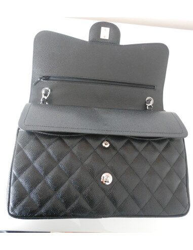 SAC CHANEL TIMELESS GRAND MODELE NOIR CAVIAR