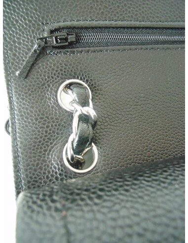 SAC CHANEL TIMELESS GRAND MODELE NOIR CAVIAR