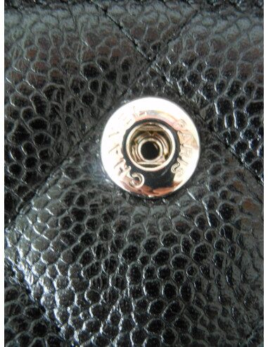 SAC CHANEL TIMELESS GRAND MODELE NOIR CAVIAR