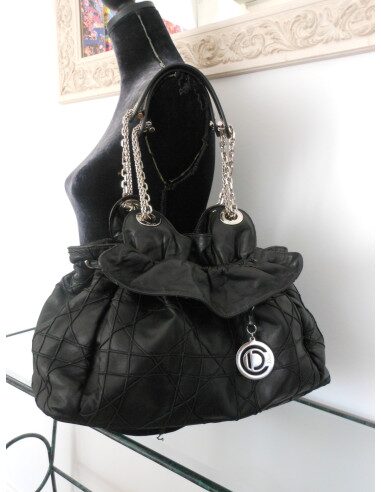 SAC DIOR LE 30 AGNEAU NOIR 