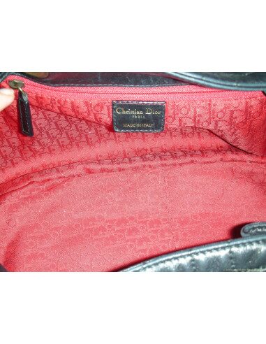 SAC DIOR CANNAGE EN AGNEAU NOIR
