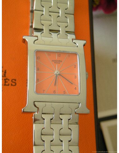MONTRE H-OUR MM BRACELET ACIER