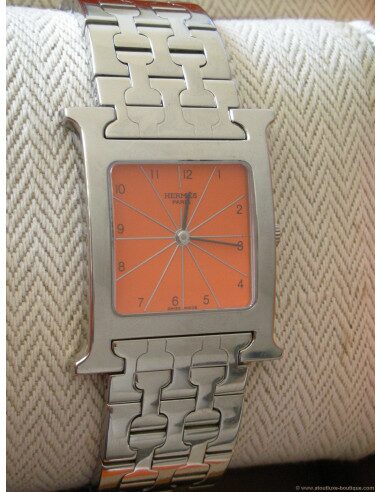 MONTRE H-OUR MM BRACELET ACIER
