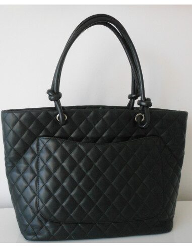 SAC CHANEL CAMBON SHOPPING NOIR 