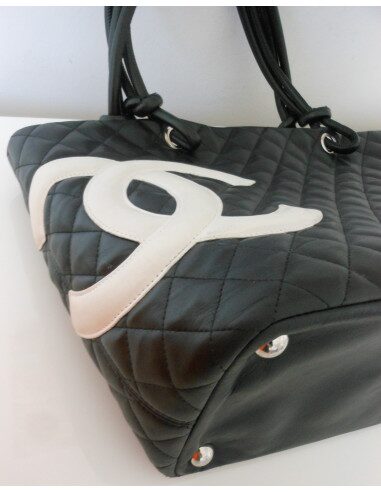 SAC CHANEL CAMBON SHOPPING NOIR 