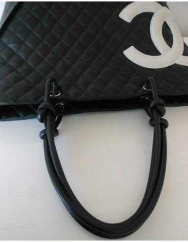 SAC CHANEL CAMBON SHOPPING NOIR 