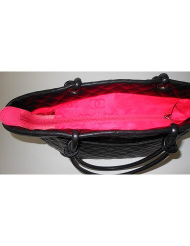 SAC CHANEL CAMBON SHOPPING NOIR 