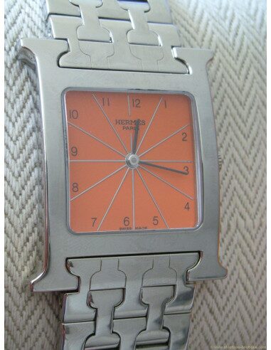 MONTRE H-OUR MM BRACELET ACIER