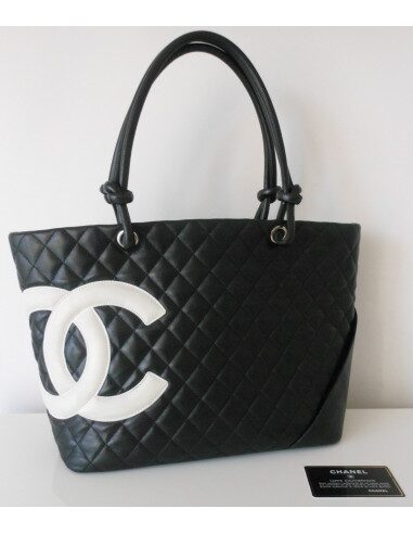 SAC CHANEL CAMBON SHOPPING NOIR 