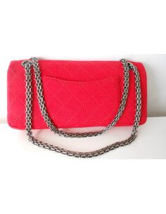 SAC CHANEL 2.55 JERSEY ROUGE  2