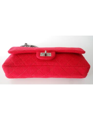 SAC CHANEL 2.55 JERSEY ROUGE 