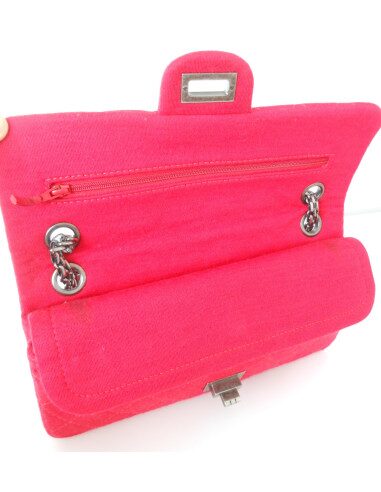 SAC CHANEL 2.55 JERSEY ROUGE 