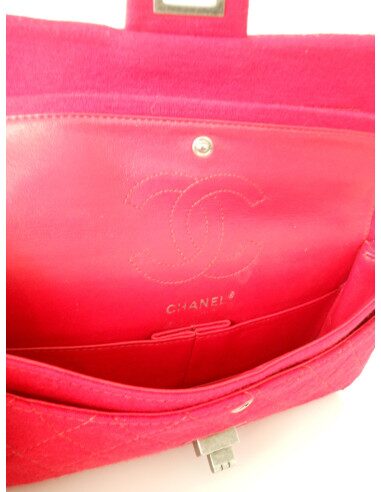 SAC CHANEL 2.55 JERSEY ROUGE 