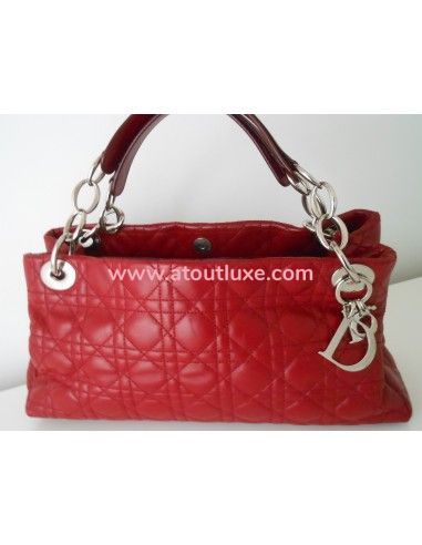 SAC LADY DIOR ROUGE SHOULDER