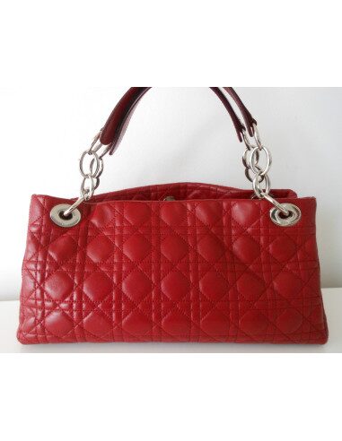 SAC LADY DIOR ROUGE SHOULDER