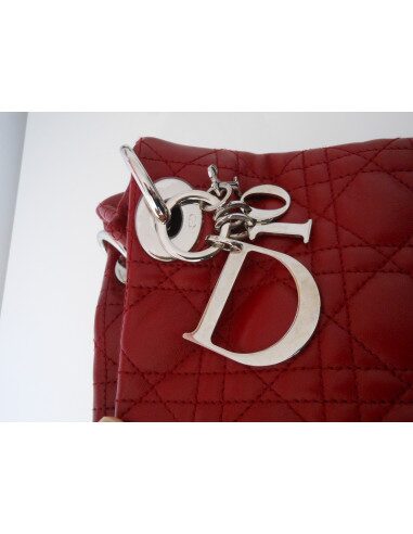 SAC LADY DIOR ROUGE SHOULDER