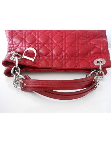 SAC LADY DIOR ROUGE SHOULDER