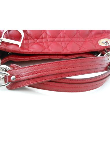 SAC LADY DIOR ROUGE SHOULDER