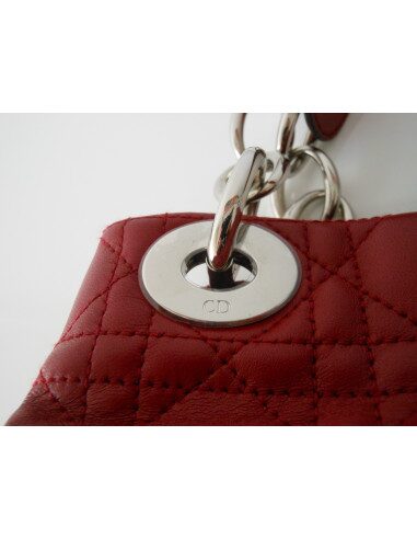 SAC LADY DIOR ROUGE SHOULDER