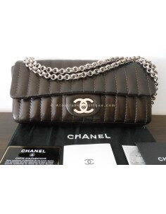SAC CHANEL TIMELESS BAGUETTE MARRON