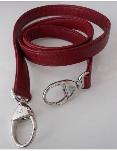 SAC LADY DIOR ROUGE GRENAT