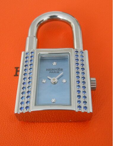 MONTRE HERMES KELLY SAPHIRS BLEUS - EDITION LIMITEE