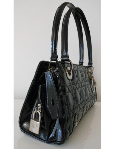 SAC LADY DIOR EAST WEST NOIR