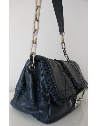 SAC DIOR NEW LOCK BLEU MARINE 