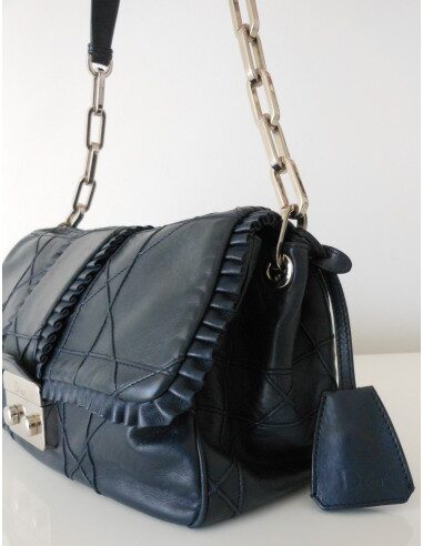 SAC DIOR NEW LOCK BLEU MARINE 