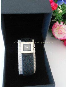MONTRE CHANEL MATELASSEE CUIR NOIR 2
