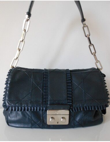 SAC DIOR NEW LOCK BLEU MARINE 