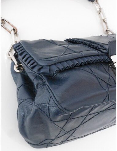 SAC DIOR NEW LOCK BLEU MARINE 