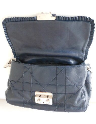 SAC DIOR NEW LOCK BLEU MARINE 