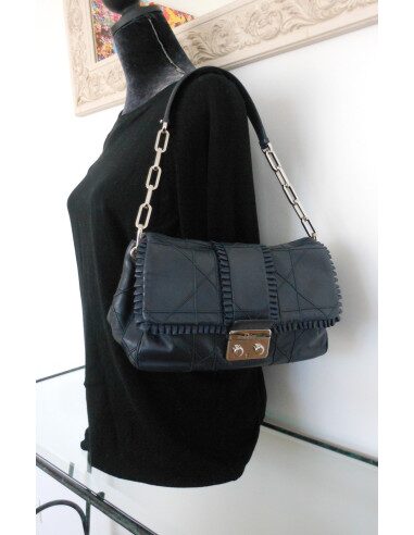 SAC DIOR NEW LOCK BLEU MARINE 